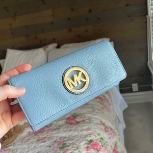 Michael Kors Baby Blue Wallet
